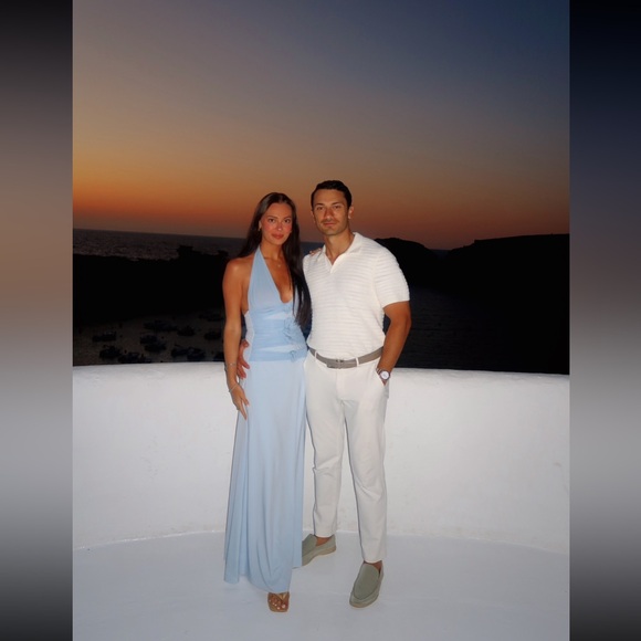 MAYGEL CORONEL VILLADIEGO MAXI DRESS IN ARTIC, ONE SIZE - Picture 4 of 4